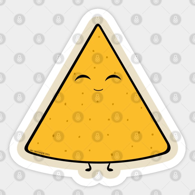 Best Friends Nacho Chip Sticker by Kay Tee Bee for Off Trend